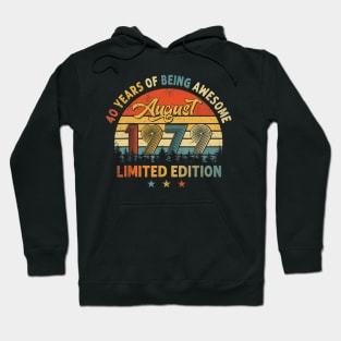 Born August 1979 Limited Edition Bday Gifts Birthday Hoodie